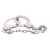 Наручники из металла с длинной цепочкой CHROME HANDCUFFS METAL HANDCUFFS W. KEY - NMC - купить с доставкой в Оренбурге