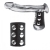 Утяжка на пенис на кнопочках 100% PVC STRAP WITH METAL SNAP - BlueLine - купить с доставкой в Оренбурге