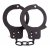 Чёрные наручники из листового металла BONDX METAL CUFFS BLACK - Dream Toys - купить с доставкой в Оренбурге