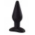 Чёрная анальная пробка - 9 см. - Sitabella