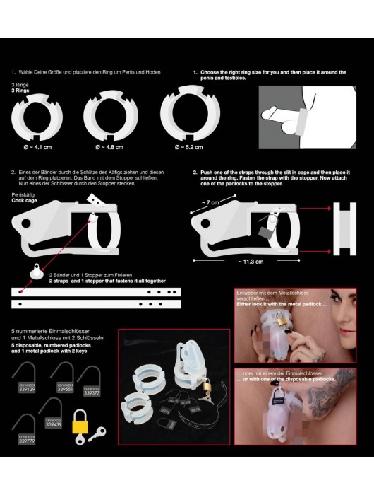 Набор для мужского пояса верности Cock Cage Set - Orion - купить с доставкой в Оренбурге