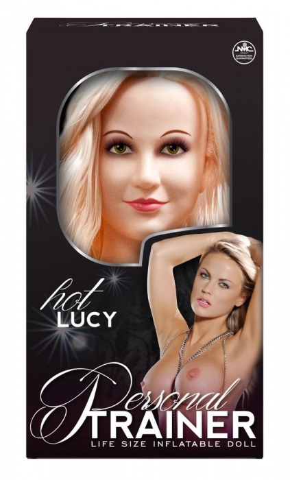 Надувная кукла с вибрацией и 2 любовными отверстиями Hot Lucy Lifesize Love Doll - NMC - в Оренбурге купить с доставкой