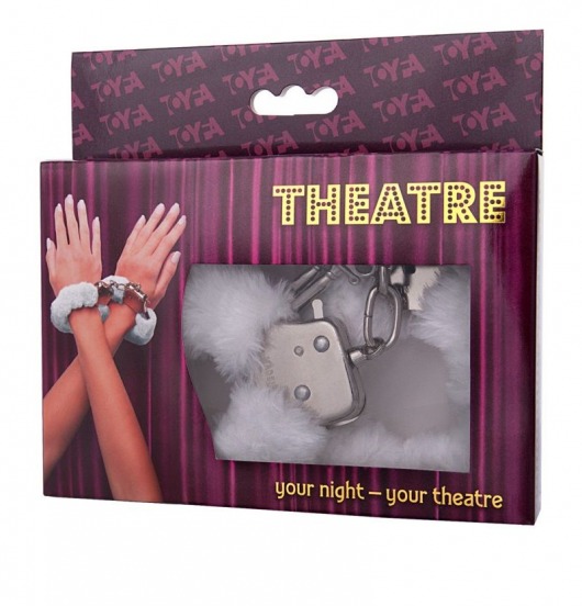 Наручники с белой меховой опушкой - ToyFa - купить с доставкой в Оренбурге