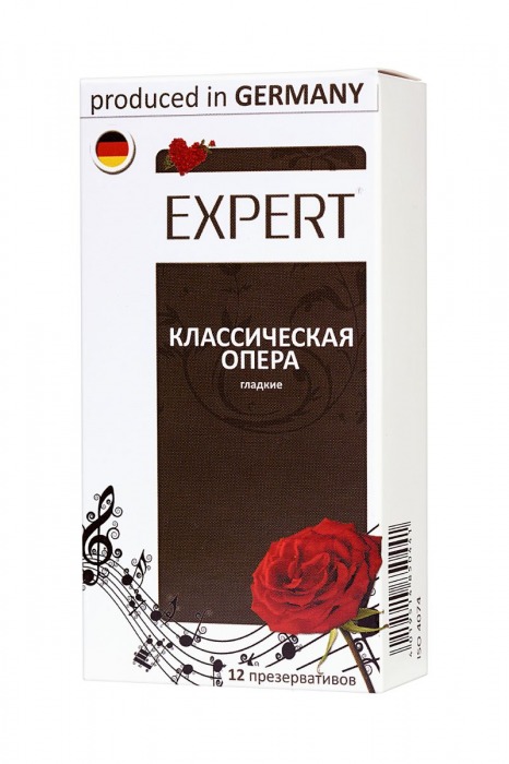 Гладкие презервативы Expert  Классическая опера  - 12 шт. - Expert - купить с доставкой в Оренбурге