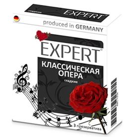 Гладкие презервативы Expert  Классическая опера  - 3 шт. - Expert - купить с доставкой в Оренбурге