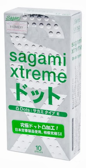 Презервативы Sagami Xtreme Type-E с точками - 10 шт. - Sagami - купить с доставкой в Оренбурге