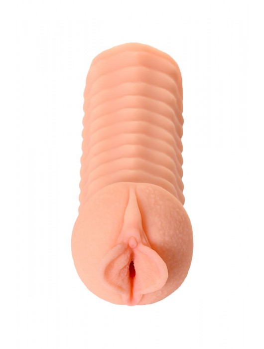 Мастурбатор-вагина ELEGANCE с ребрами на поверхности - KOKOS - в Оренбурге купить с доставкой