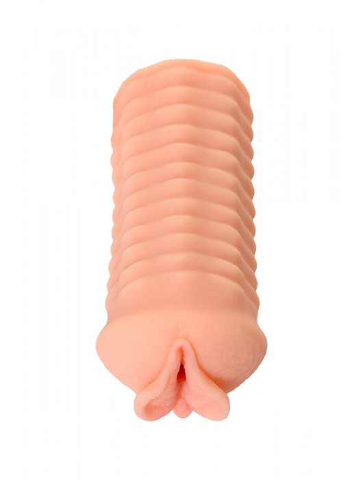 Мастурбатор-вагина ELEGANCE с ребрами на поверхности - KOKOS - в Оренбурге купить с доставкой