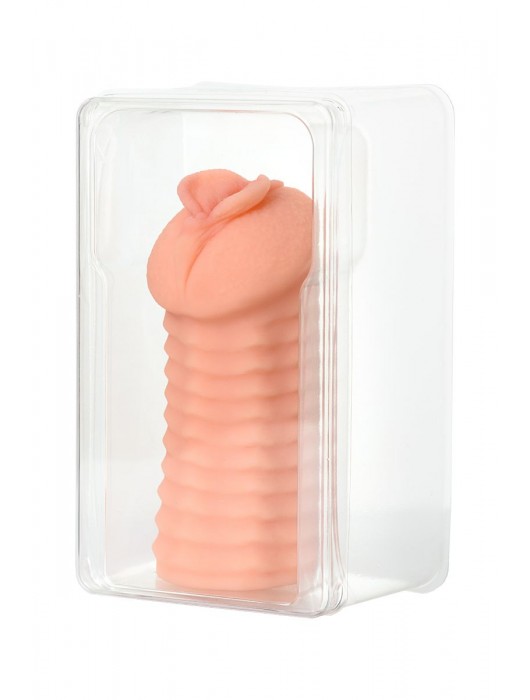 Мастурбатор-вагина ELEGANCE с ребрами на поверхности - KOKOS - в Оренбурге купить с доставкой