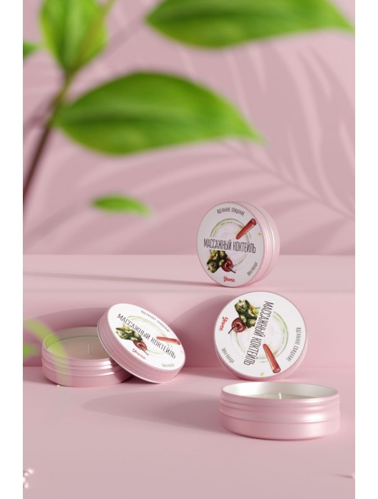 Массажная свеча «Массажный коктейль» с ароматом пина колады - 30 мл. - ToyFa - купить с доставкой в Оренбурге