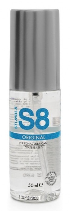 Универсальный лубрикант на водной осноdе S8 Original Lube - 50 мл. - Stimul8 - купить с доставкой в Оренбурге