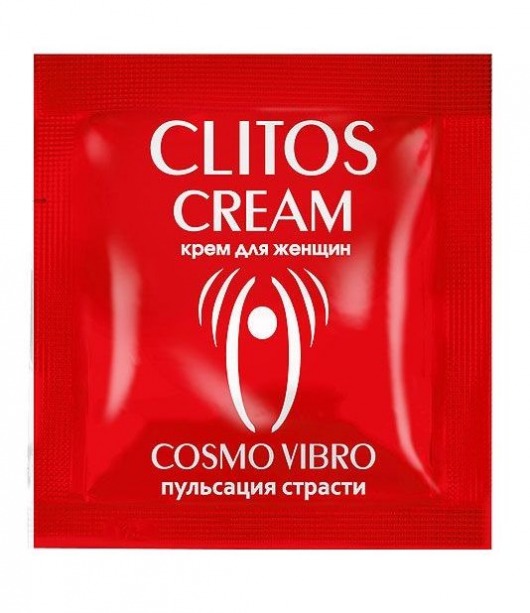 Пробник возбуждающего крема для женщин Clitos Cream - 1,5 гр. - Биоритм - купить с доставкой в Оренбурге