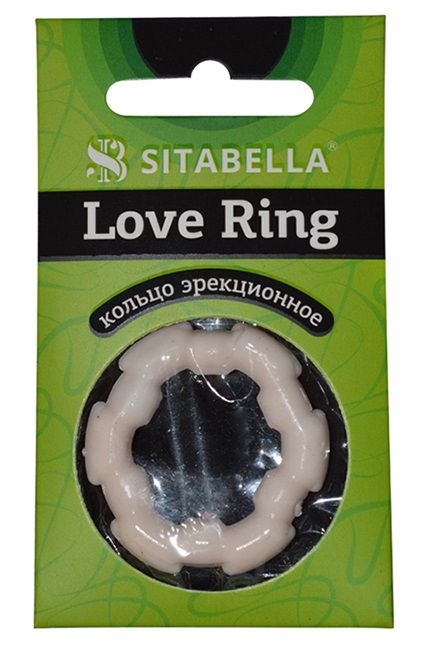 Фигурное эрекционное кольцо из киберкожи - Sitabella - в Оренбурге купить с доставкой