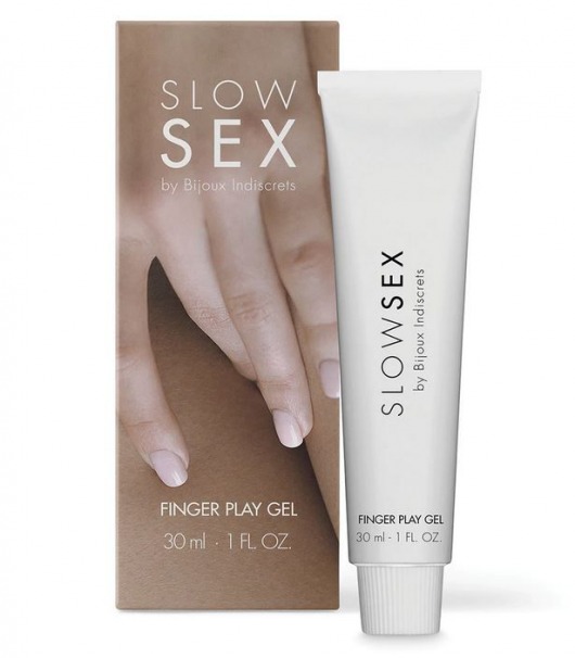 Гель для мастурбации с ароматом кокоса Slow Sex Finger Play Gel - 30 мл. - Bijoux Indiscrets - купить с доставкой в Оренбурге