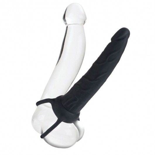 Насадка на пенис Silicone Love Rider Dual Penetrator для двойного проникновения - 14 см. - California Exotic Novelties - в Оренбурге купить с доставкой