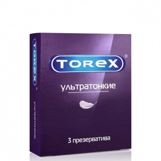 Презервативы Torex  Ультратонкие  - 3 шт. - Torex - купить с доставкой в Оренбурге