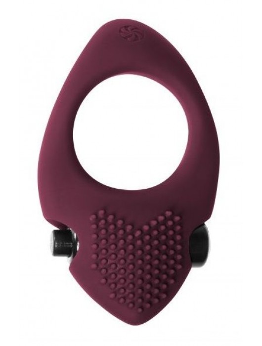 Бордовое эрекционное виброкольцо Pure Passion Sunset - Lola Games - в Оренбурге купить с доставкой