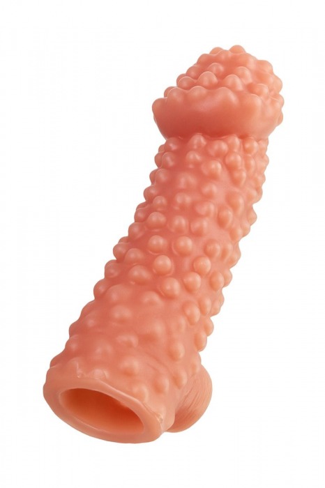 Насадка на фаллос с бугорками - 17,6 см. - KOKOS - в Оренбурге купить с доставкой