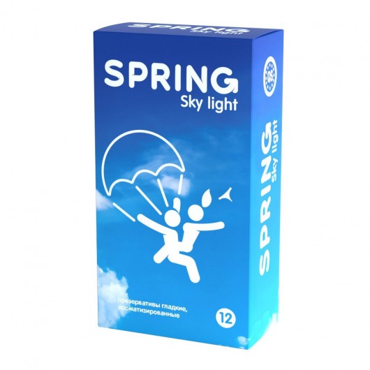 Ультратонкие презервативы SPRING SKY LIGHT - 12 шт. - SPRING - купить с доставкой в Оренбурге