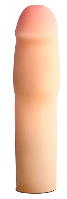 Телесная насадка-удлинитель на пенис PERFORMANCE 1.5INCH COCK XTENDER - 16 см. - Blush Novelties - в Оренбурге купить с доставкой