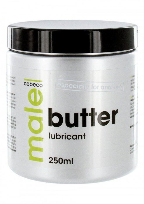Анальный лубрикант MALE Cobeco Butter Lubricant - 250 мл. - Cobeco - купить с доставкой в Оренбурге
