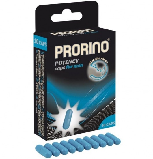 БАД для мужчин ero black line PRORINO Potency Caps for men - 10 капсул - Ero - купить с доставкой в Оренбурге