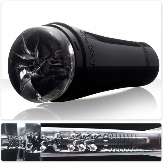 Черный мастурбатор-анус Fleshlight - Flight Pilot - Fleshlight - в Оренбурге купить с доставкой