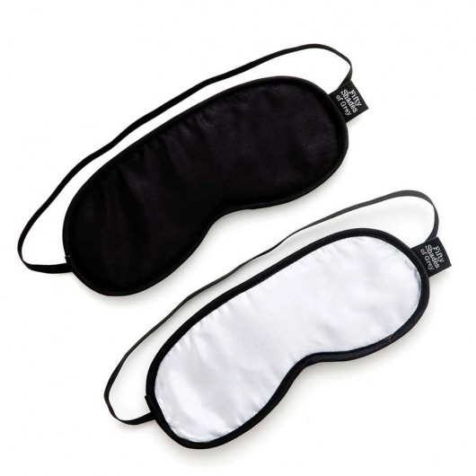 Набор из двух масок на глаза Soft Blindfold Twin Pack - Fifty Shades of Grey - купить с доставкой в Оренбурге