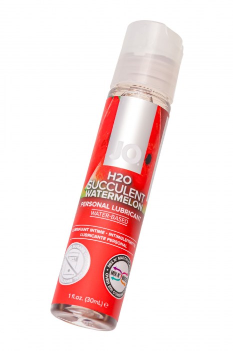 Лубрикант с ароматом арбуза JO Flavored Watermelon - 30 мл. - System JO - купить с доставкой в Оренбурге