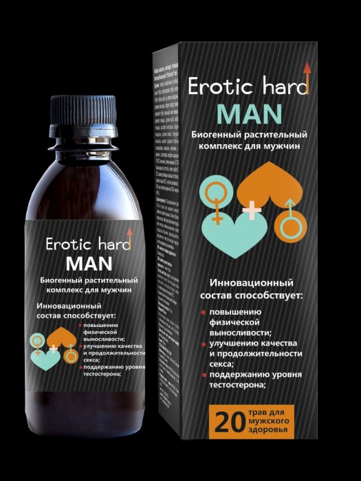 Мужской биогенный концентрат для усиления эрекции Erotic hard Man - 250 мл. - Erotic Hard - купить с доставкой в Оренбурге