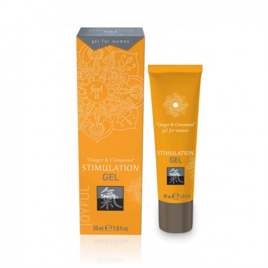 Возбуждающий интимный гель STIMULATION GEL Ginger   Cinnamon - 30 мл. - Shiatsu - купить с доставкой в Оренбурге