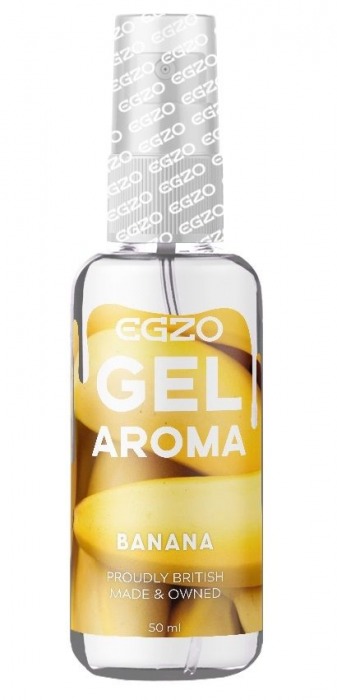 Интимный лубрикант EGZO AROMA с ароматом банана - 50 мл. - EGZO - купить с доставкой в Оренбурге