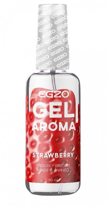 Интимный лубрикант EGZO AROMA с ароматом клубники - 50 мл. - EGZO - купить с доставкой в Оренбурге