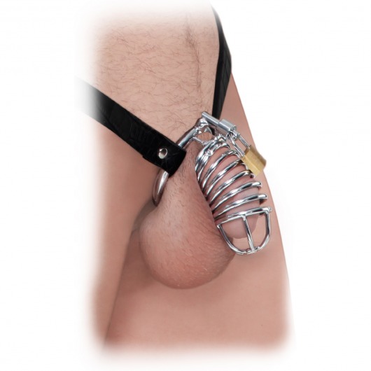 Кольцо верности Extreme Chastity Belt с фиксацией головки - Pipedream - купить с доставкой в Оренбурге