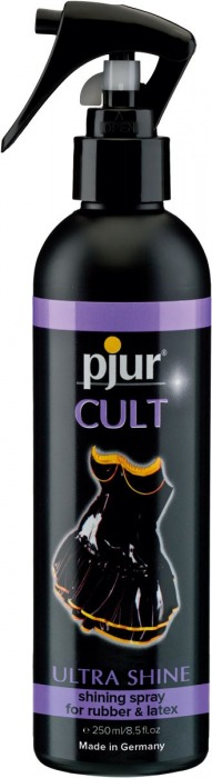 Спрей для ухода за одеждой из латекса pjur CULT Ultra Shine - 250 мл. - Pjur - купить с доставкой в Оренбурге
