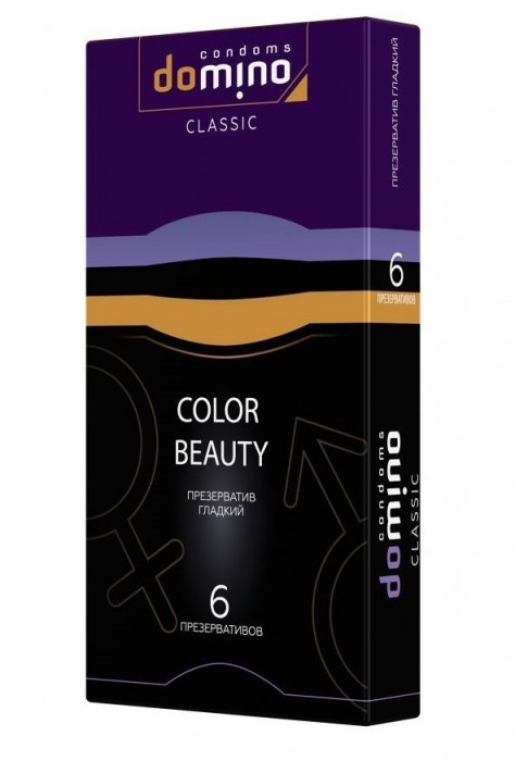 Разноцветные презервативы DOMINO Colour Beauty - 6 шт. - Domino - купить с доставкой в Оренбурге