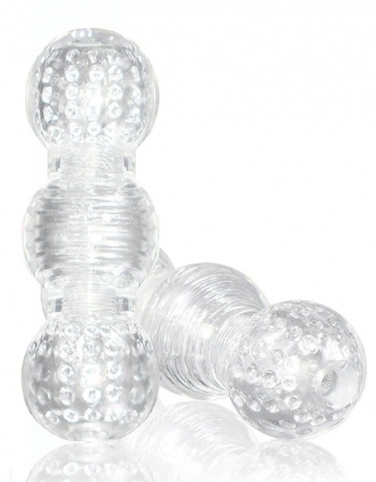 Прозрачный фигурный мастурбатор Master Stroker - Blush Novelties - в Оренбурге купить с доставкой