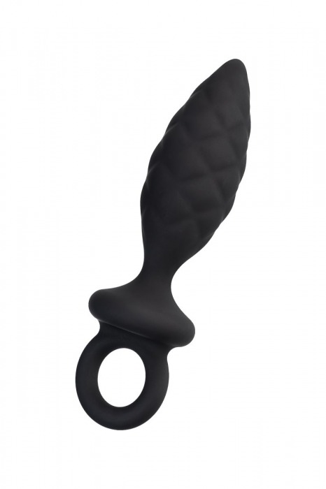 Черная анальная пробка Strob M - 13,5 см. - Erotist Adult Toys