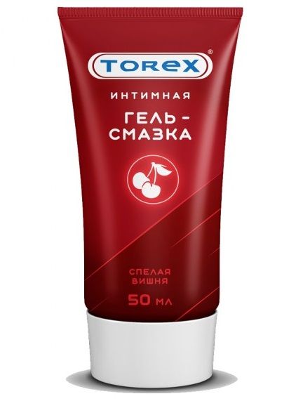 Смазка на водной основе TOREX  Спелая вишня  - 50 мл. - Torex - купить с доставкой в Оренбурге