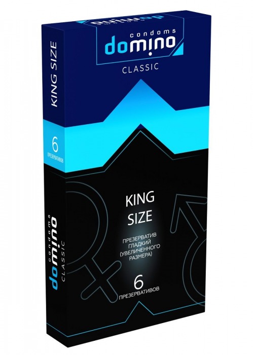 Презервативы увеличенного размера DOMINO Classic King size - 6 шт. - Domino - купить с доставкой в Оренбурге