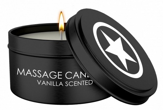 Массажная свеча с ароматом ванили Massage Candle - Shots Media BV - купить с доставкой в Оренбурге