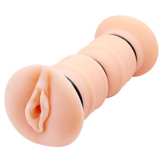 Телесный вибромастурбатор-вагина Michelle - Baile - в Оренбурге купить с доставкой