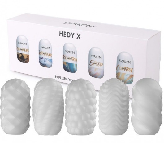 Набор из 5 мастурбаторов Hedy X5 Mixed - Svakom - в Оренбурге купить с доставкой