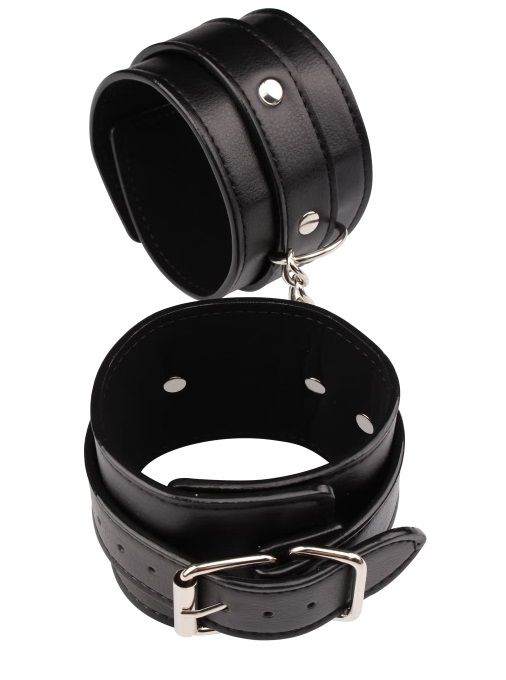 Черные оковы Classic Ankle Cuffs - Chisa - купить с доставкой в Оренбурге