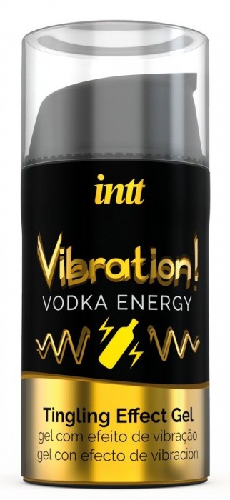 Жидкий интимный гель с эффектом вибрации Vibration! Vodka Energy - 15 мл. - INTT - купить с доставкой в Оренбурге