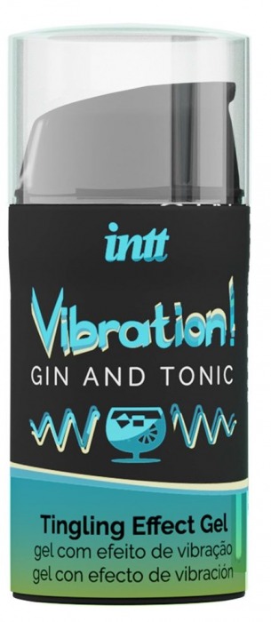 Жидкий интимный гель с эффектом вибрации Vibration! Gin   Tonic - 15 мл. - INTT - купить с доставкой в Оренбурге