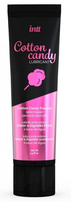 Интимный гель на водной основе Cotton Candy Lubricant - 100 мл. - INTT - купить с доставкой в Оренбурге