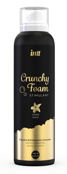 Пенка для массажа Crunchy Foam Stimulant Vanilla - 100 мл. - INTT - купить с доставкой в Оренбурге