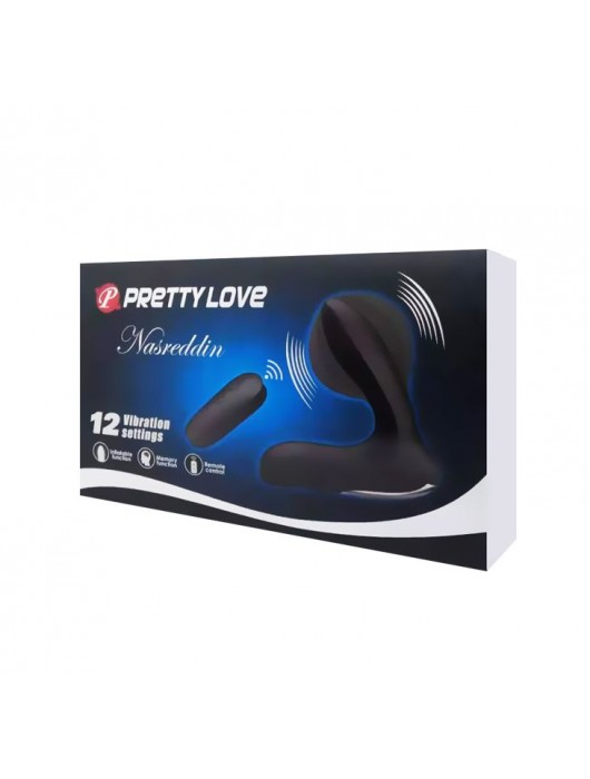 Массажер простаты Nasreddin с функцией расширения и пультом ДУ - 13,5 см. - Baile - в Оренбурге купить с доставкой