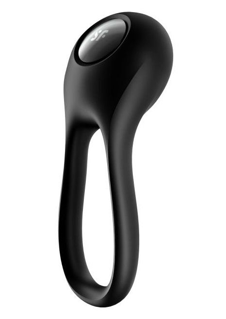Черное эрекционное виброкольцо Majestic Duo - Satisfyer - в Оренбурге купить с доставкой